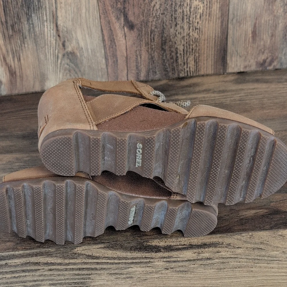 Sorel Joanie II Lace-Up Wedge Sandals 9                                     M430